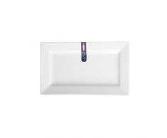 Rayware Milan Servierplatte mit rechteckigem Rand Fuchs weiß