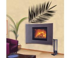 INDIGOS 4052166070232 Wandtattoo w431 Pflanze Blume Wandaufkleber 120 x 92 cm, schwarz