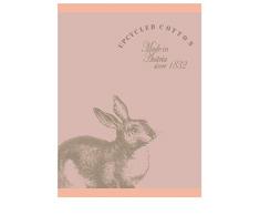 David Fussenegger 67191479 Baby-und Kinderdecke Eco Kids, Hase, circa 70 x 90 cm