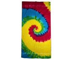 Colortone 76,2 x 152,4 cm Tie Dye Strandtuch, Baumwolle, Regenbogenfarben, 30 x 60