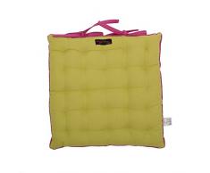 Ragged Rose Paddy Uni Sitzkissen, limonengruen