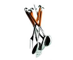 MEPRA Due Sektkühler, Edelstahl, Fantasia, mit Haken, 6 Stück, Orange