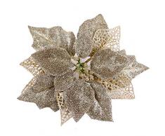 zorpia Weihnachtsstern, Weihnachtsstern, Weihnachtsstern, Weihnachtsstern, Weihnachtsdekoration, glitzernd, goldfarben, Weihnachtsstern Dark Gold