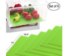 Dualplex Fruit & Veggie Life Extender Kofferraumwanne für Kühlschrank Schubladen (6 Pack) – verlängert die Lebensdauer Ihrer erzeugen & verhindert Verderb, 33 x 26,7 cm