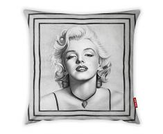 Bonamaison Dekorativ Kissenhülle, Kissenbezug, Zierkissenbezug, Wohnkultur, Für Sofa, Kaffeestube, Größe: 45X45 cm - Entworfen und hergestellt in der Türkei