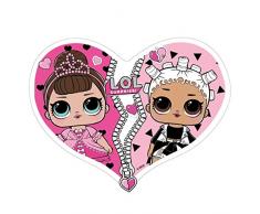 Badetuch aus Polyester, LOL, Rosa, 115x90 cm, 4