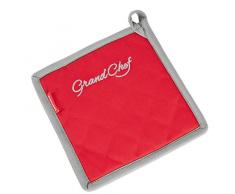 Tescoma 428842.20 Ofenhandschuh, 100% Baumwolle, rot, 20 x 19 x 0.6 cm