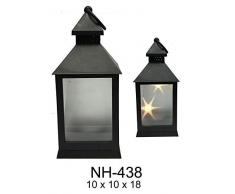 ROYMAR Candil mit LED-Wandleuchten, Kronleuchter und Kerzenhalter, Dekoration für Zuhause, Unisex, Erwachsene, Schwarz (Schwarz), einzigartig