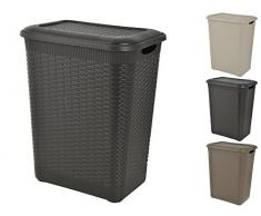 Pasabahce Wäschesammler Rattan Volllt30 H47 Sortiert Wäschesammler