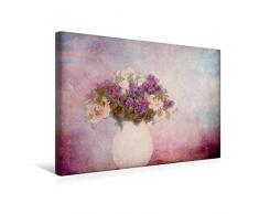 Premium Textil-Leinwand 45 x 30 cm Quer-Format Fliederstillleben | Wandbild, HD-Bild auf Keilrahmen, Fertigbild auf hochwertigem Vlies, Leinwanddruck von Heike Hultsch