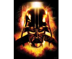 Komar Wandbild Star Wars Classic Vader Head | Kinderzimmer, Jugendzimmer, Dekoration, Kunstdruck | ohne Rahmen | WB169-30x40 | Größe: 30 x 40 cm (Breite x Höhe)