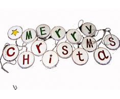 Renaissance 2000 Lichterkette Merry Christmas, Mehrfarbig