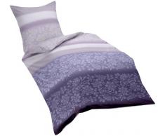 Fleuresse 132636 Fb. 6 Biber-Bettwäsche 2-teilig 155 x 220 cm, lila