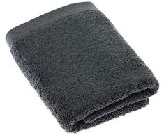 Lasa Home Handtuch, Baumwolle, Grau, 50 x 100 x 1 cm