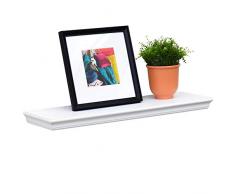 Welland Dover Regal, holz, weiß, 24 by 8-Inch