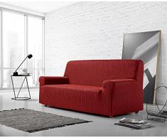 Zebra Textil Sofa, Rot