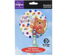 amscan 3072501 Folienballon, Folie, Mehrfarbig