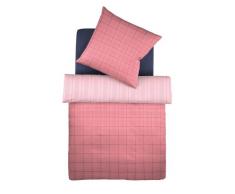 fleuresse G-182287-0004-0400 buntgewebte Wendebettwäsche boston 200 x 200 cm rot