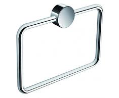 HEWI Handtuchring eckig (Handtuchhalter) schwenkbar, verchromt, BxH 200 x 145 mm, 815.09.300