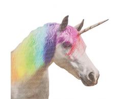 Thumbs Up Ride with Unicorn Fensteraufkleber Einhorn