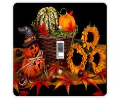 Rikki Knight Herbst Halloween Festival-Single Toggle Lampe Switch Plate