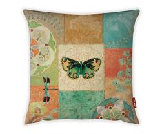 Bonamaison Dekorativ Kissenhülle, Kissenbezug, Zierkissenbezug, Wohnkultur, Für Sofa, Kaffeestube, Größe: 45X45 cm - Entworfen und hergestellt in der Türkei