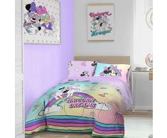 Disney Bettwäsche-Set für Einzelbett, Baumwolle, Mehrfarbig