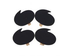 Firefly importen fmc000cd952b Kreidetafel Tag Wort Luftballons Wäscheklammern (4 Pack), 5,1 cm