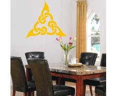 INDIGOS 4052166050272 Wandtattoo w284 Ornament, Orien Wandaufkleber, 96 x 89 cm, gold