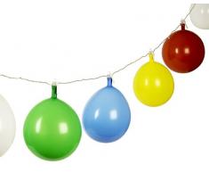 Funtime Gifts Lichterkette, Ballon, Gummi-Latex, mehrfarbig