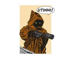 Komar Wandbild Star Wars Classic Comic Quote Java | Kinderzimmer, Jugendzimmer, Dekoration, Kunstdruck | ohne Rahmen | WB115-50x70 | Größe: 50 x 70 cm (Breite x Höhe)