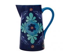 Maxwell & Williams DR0270 Majolica Wasserkrug mit Blumenmotiv in Geschenkbox, keramik