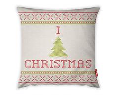 Bonamaison Dekorativ Kissenhülle, Kissenbezug, Zierkissenbezug, Wohnkultur, Für Sofa, Kaffeestube, Größe: 45X45 cm - Entworfen und hergestellt in der Türkei