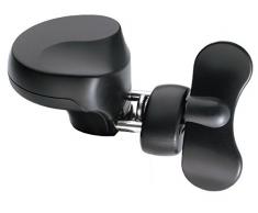 Moha Palm Sicherheitsdosenöffner, ABS, Edelstahl, schwarz, 8 x 12.5 x 5.5 cm