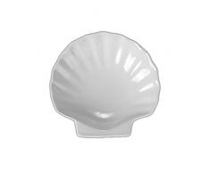 Holst Porzellan MS 012 Seifenschale Muschel 12 cm, weiß, 12 x 12.5 x 2.5 cm, 6 Einheiten