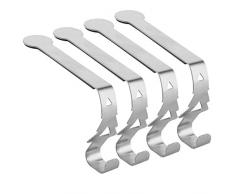 Unbekannt cm Cosmos 4 Stück Metall Weihnachtsstrumpf Haken Haken Haken für Weihnachtsbaum Kamin