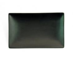 CAC Servierplatte, japanischer Stil, rechteckig 8-Inch by 4-Inch (box of 24) Goldfarben, Grün