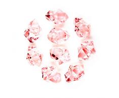 Jane Shop Acryl-Eissteine, 2,5 cm, künstliche Acryl-Kristalle, Schatz für Tischstreuer, Tischkonfetti, Vasenfüller, Aquarium, Partydekoration 1 inch Rose