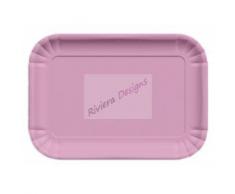 Baci Süßigkeiten Melamin Tablett Large, Rose, 25.5 x 18 x 3 cm