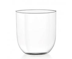 H+H 6 Stück Trinkglas Glas Drop Wasser, 380 cc