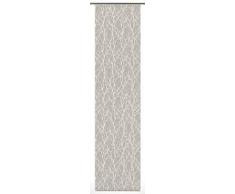 GARDINIA Flächenvorhang (1 Stück), Schiebegardine, Blickdicht, Stoff Waschbar, Äste, Beige, 60 x 245 cm (BxH)