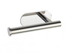 Wenko Turbo-Loc Toilettenpapierhalter Orea Shine, Befestigen ohne bohren, Papierrollenhalter für griffbereite Aufbewahrung des WC-Papiers, rostfreie Qualität aus Edelstahl glänzend, 16 x 4,5 x 7 cm