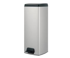BRABANTIA 378829 Treteimer 25 L rechteckig metallic grey