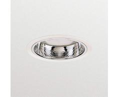 Philips LuxSpace Mini Deckenleuchte weiß - Lampe (Universal, weiß, IP20, Einbau, rund, geschmiedetes Aluminium, Polycarbonat, Stahl)