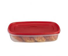 Rubbermaid 1777163 Frischhaltedose, leicht zu findende Deckel, 4 l, Racer Red