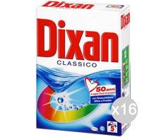 Dixan Set 16 Pulver E 2 5 Messbecher Gr 400 Waschmittel und Kuh, Mehrfarbig