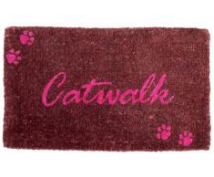 Shoe MAX YH 101136 Kokos Fussmatte mit Rutschfester Latexunterseite ca. 74 x 44 cm Catwalk