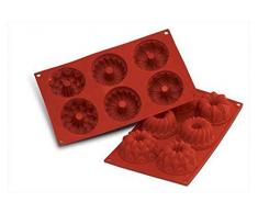 silikomart Silikonform Nr. 6 Fantasy, Terracotta