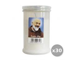 Glooke Selected Teelicht Set Größe 30 Weiß Kerzen und Duftkerzen, Mehrfarbig