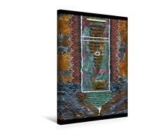 CALVENDO Premium Textil-Leinwand 30 cm x 45 cm hoch, EIN Motiv aus dem Kalender Rust- Art | Wandbild, Bild auf Keilrahmen, Fertigbild auf echter Leinwand, Leinwanddruck: Abstrakt VI Kunst Kunst